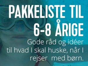 hvad skal man huske når man skal pakke til 6-8 årige