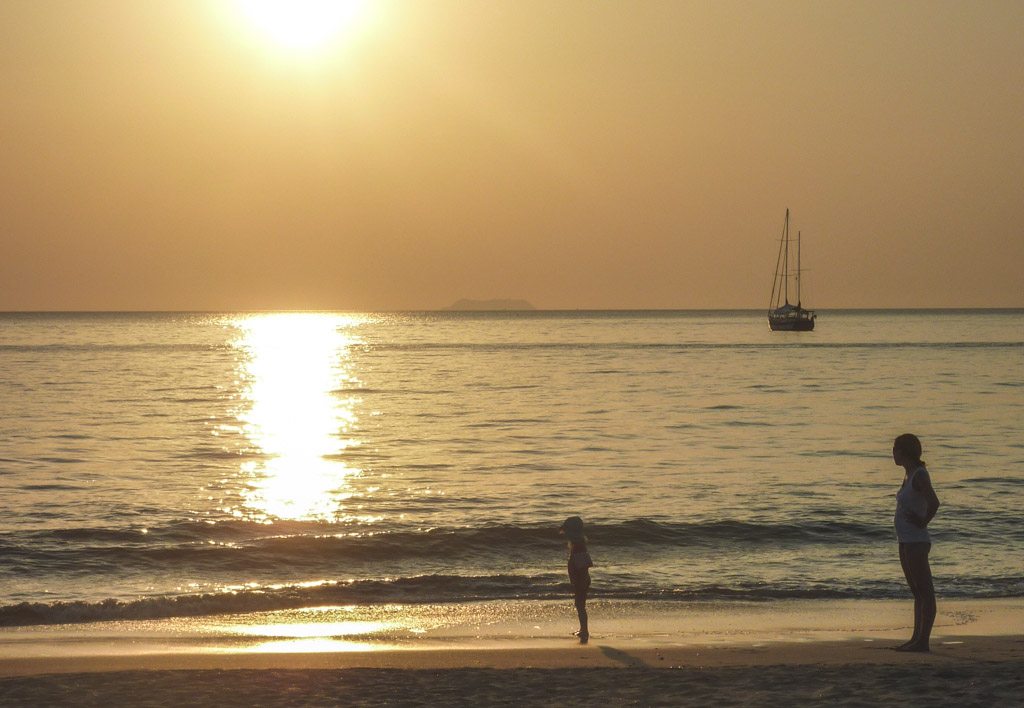 solnedgang ved koh lanta