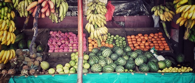 spændende mad og frugt på sri lanka