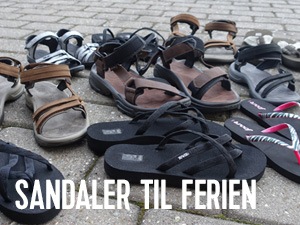 Hvilke børne- og voksen-sandaler I vælge til den aktive ferie?