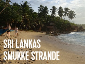 smukke strande på sri lanka