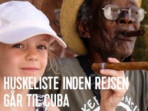 hvad skal pakkes inden rejsen går til cuba