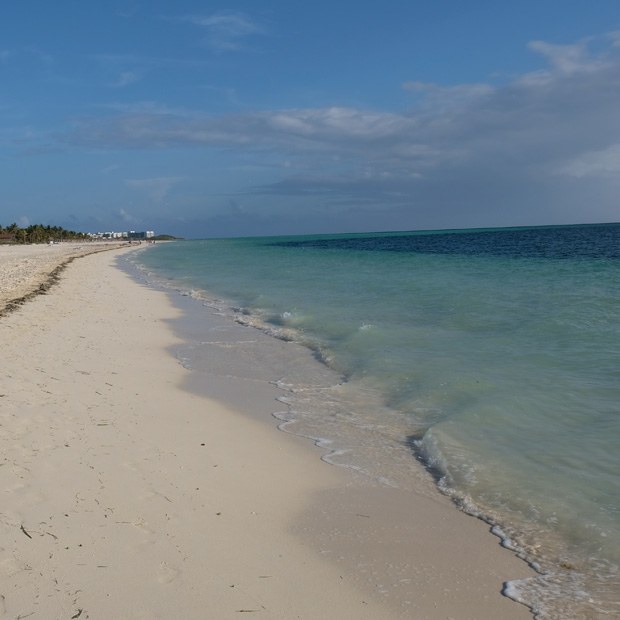 stranden på cayo guillermo