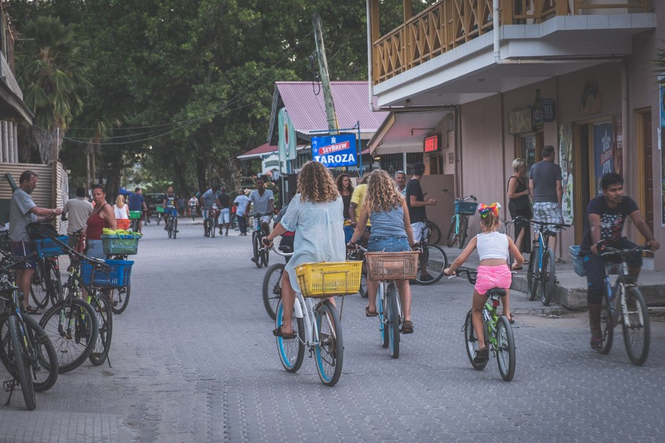 cykel igennem la digue