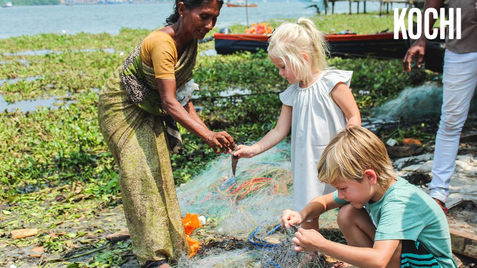 kochi i indien