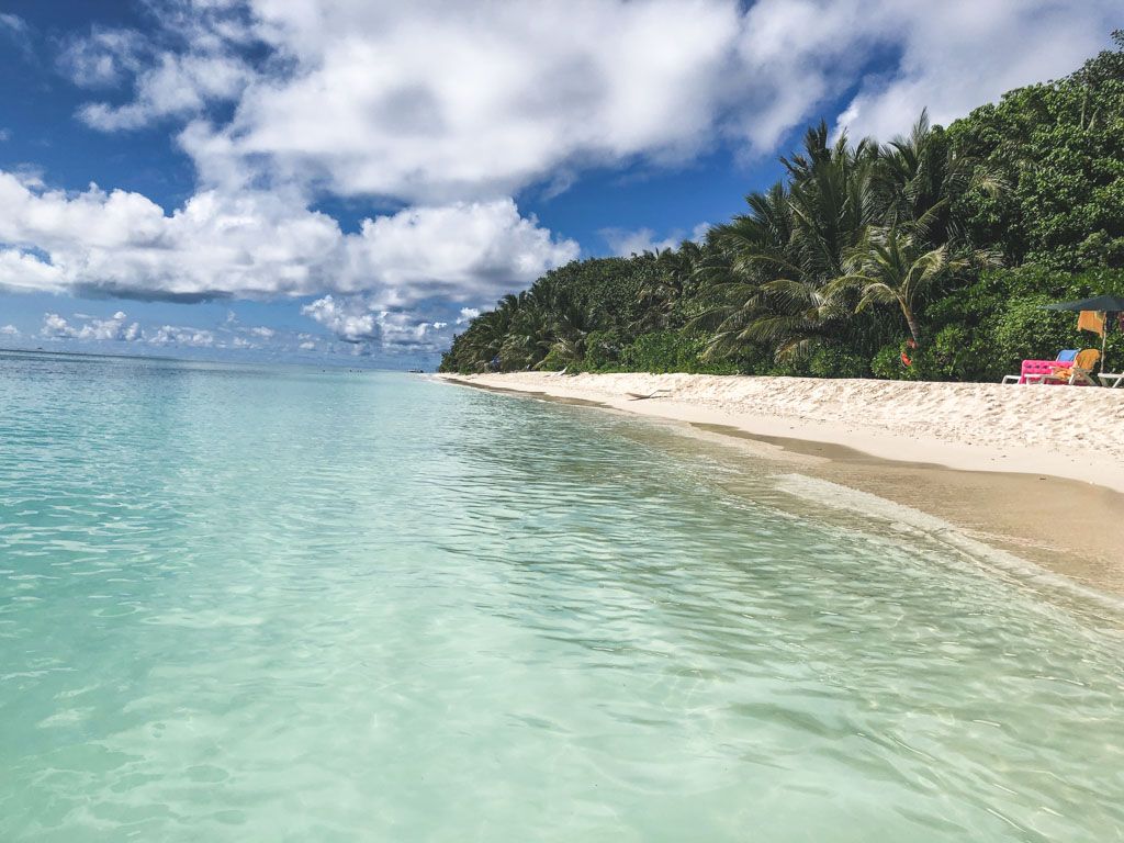 bikini stranden på ukulhas