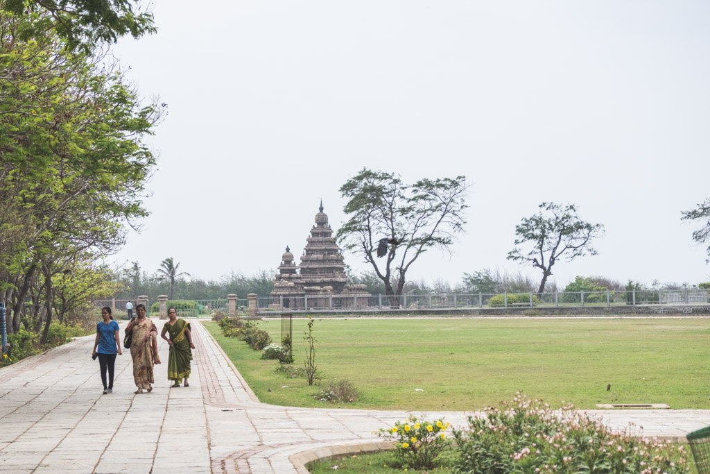 mahabalipuram templer ved kysten