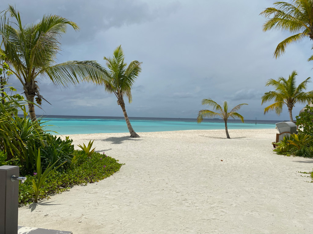 Stranden på Maafushivaru