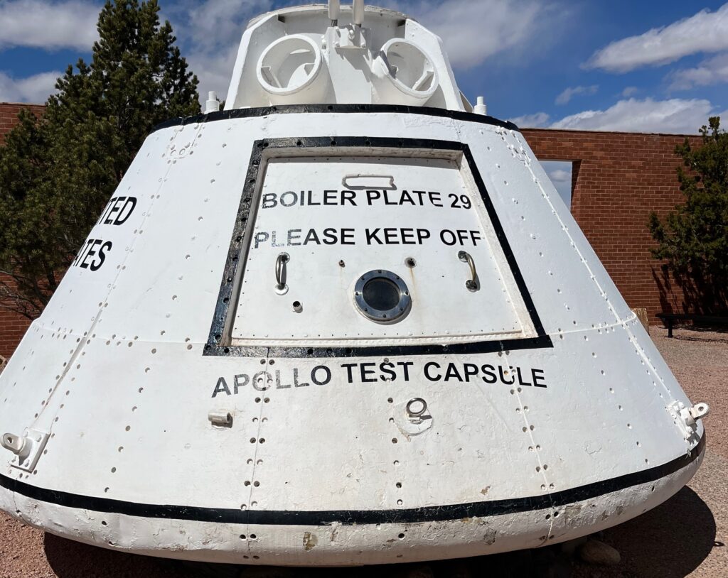 Barringer Space Museum capsule
